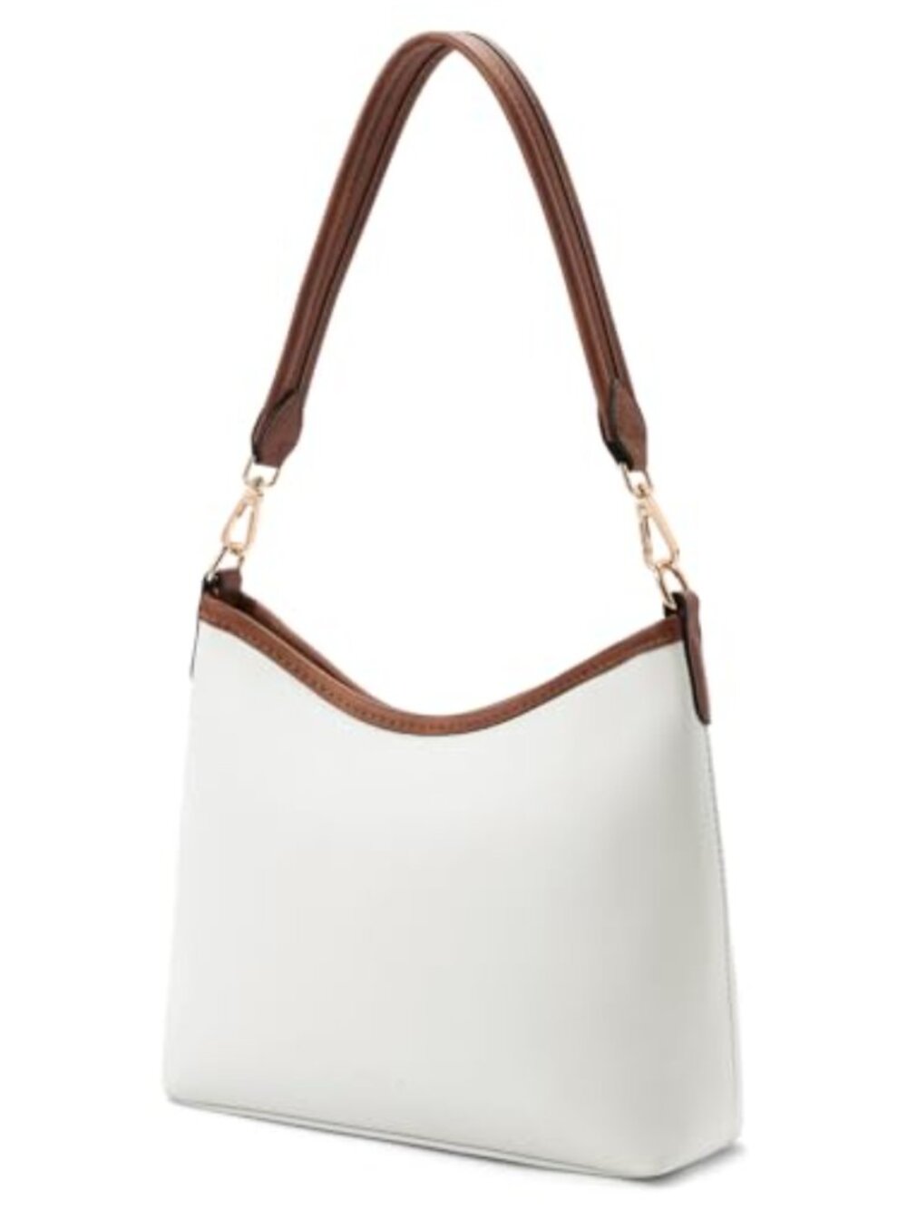 SENDEFN PU Leather Shoulder Bag Top-Handle Travel Handbag Crescent Hobo with